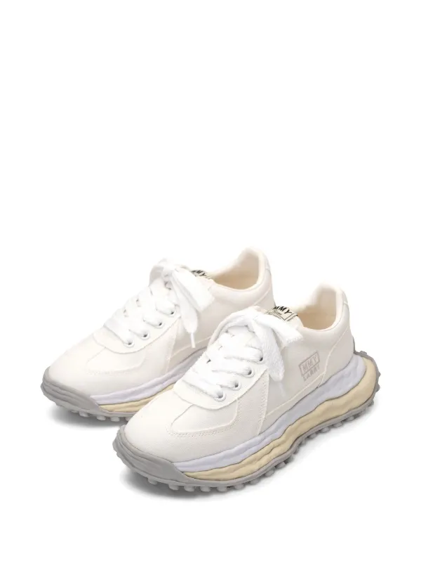 【Maison Mihara Yasuhiro】LARRY LEATHER LOW Maison MIHARA YASUHIRO Larry Sneakers | White | FARFETCH