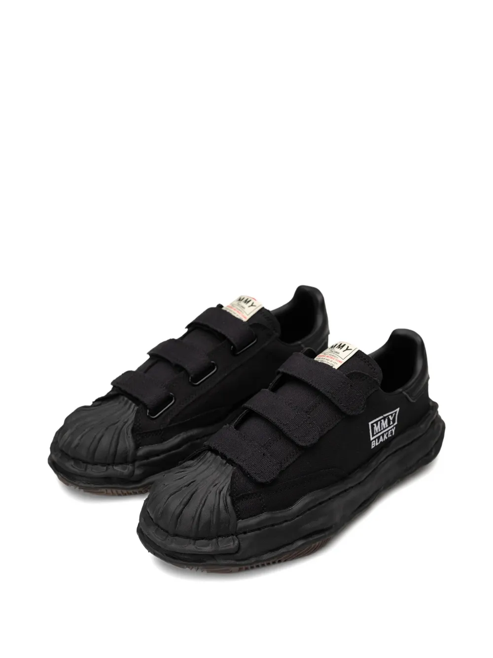 Maison MIHARA YASUHIRO Blakey sneakers met klittenband Zwart