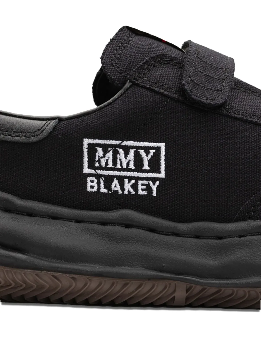 Maison MIHARA YASUHIRO Blakey sneakers met klittenband Zwart