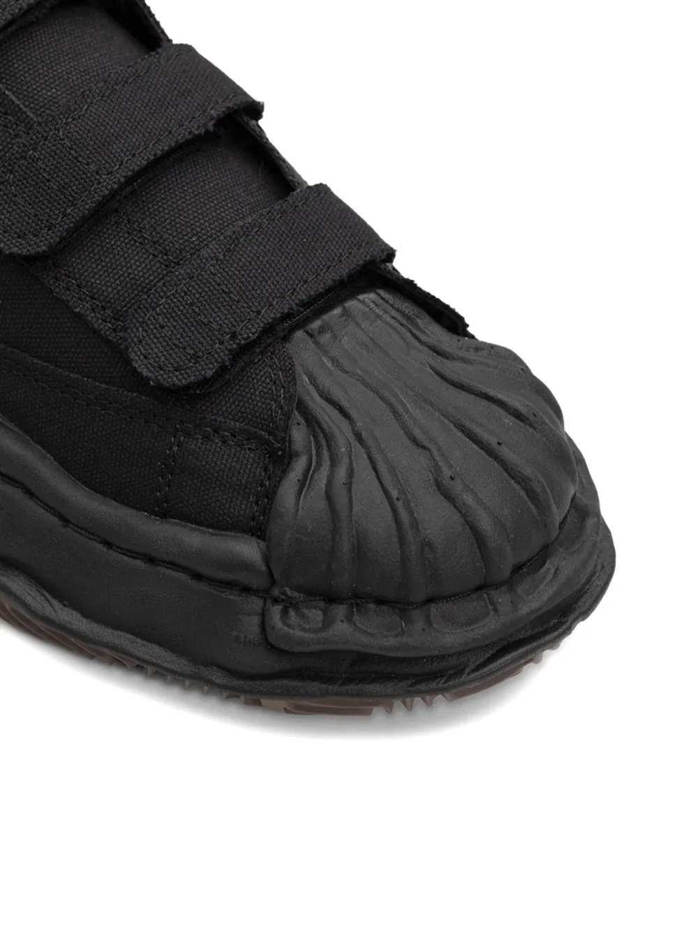Maison MIHARA YASUHIRO Blakey sneakers met klittenband Zwart