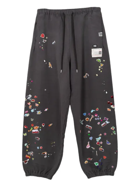 Maison MIHARA YASUHIRO Sticker graphic-print track pants