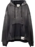 Maison MIHARA YASUHIRO distressed-effect hoodie - Black