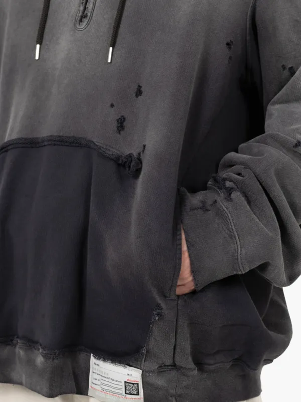 Maison MIHARA YASUHIRO distressed-effect hoodie | Eraldo.com US
