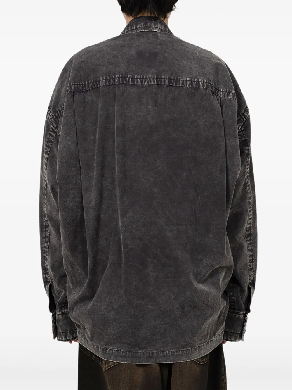 Maison MIHARA YASUHIRO Amateur Sewn overhemd Grijs
