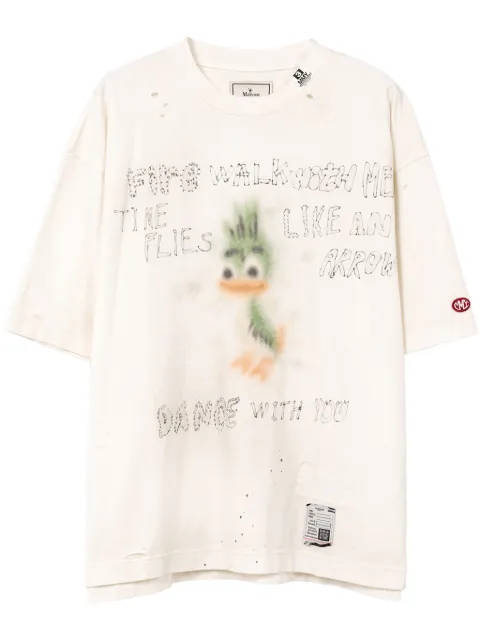 Maison MIHARA YASUHIRO distressed-effect T-shirt