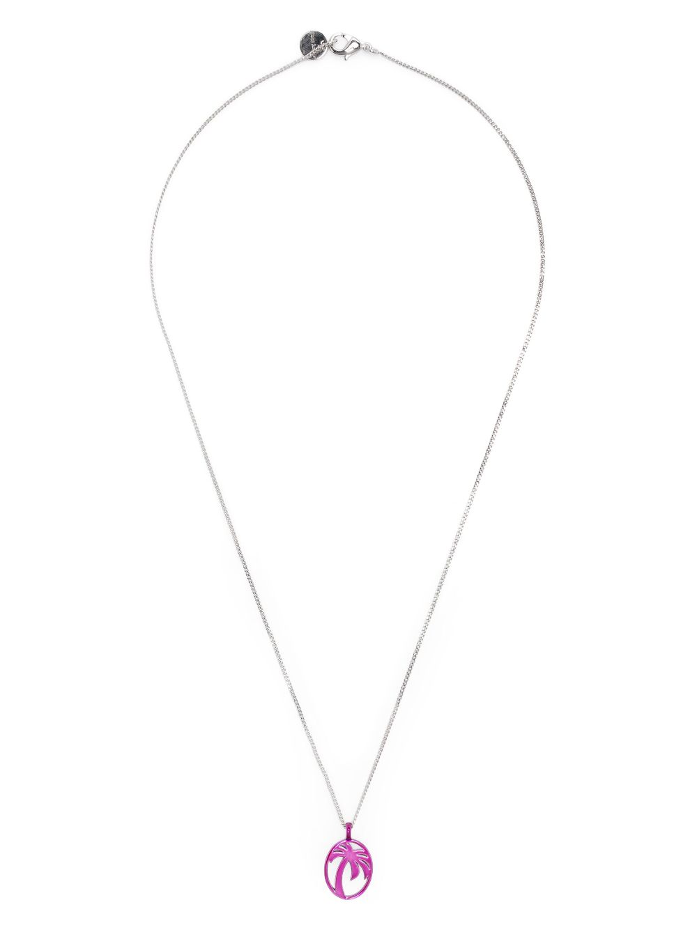 Palm Angels Oval Palm necklace - Silver