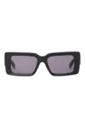 Karl Lagerfeld cut-out signature sunglasses - Black
