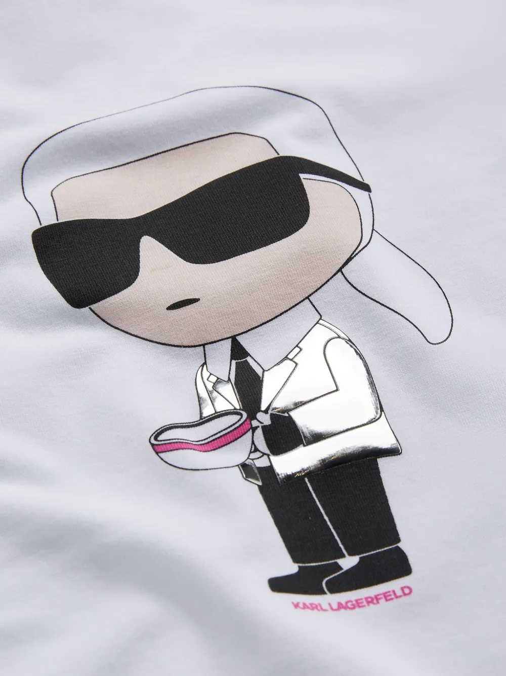 Karl Lagerfeld Kids Ikon T-shirt Wit