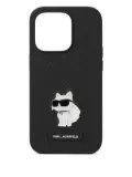 Karl Lagerfeld Choupette iPhone 16 Pro Max case - Black