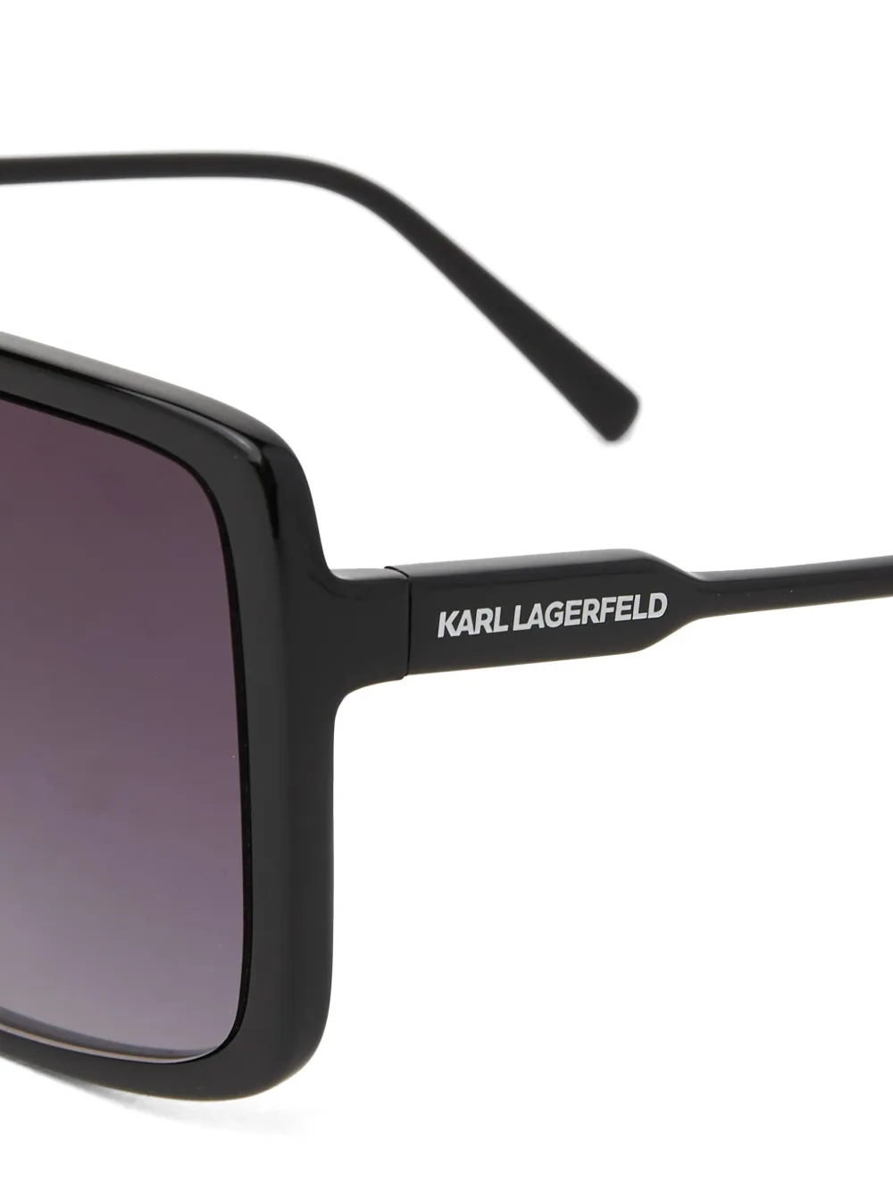 Karl Lagerfeld Zonnebril met logo Zwart