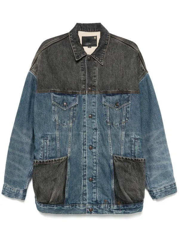 R13 Lacey Trucker Jacket | Blue | FARFETCH