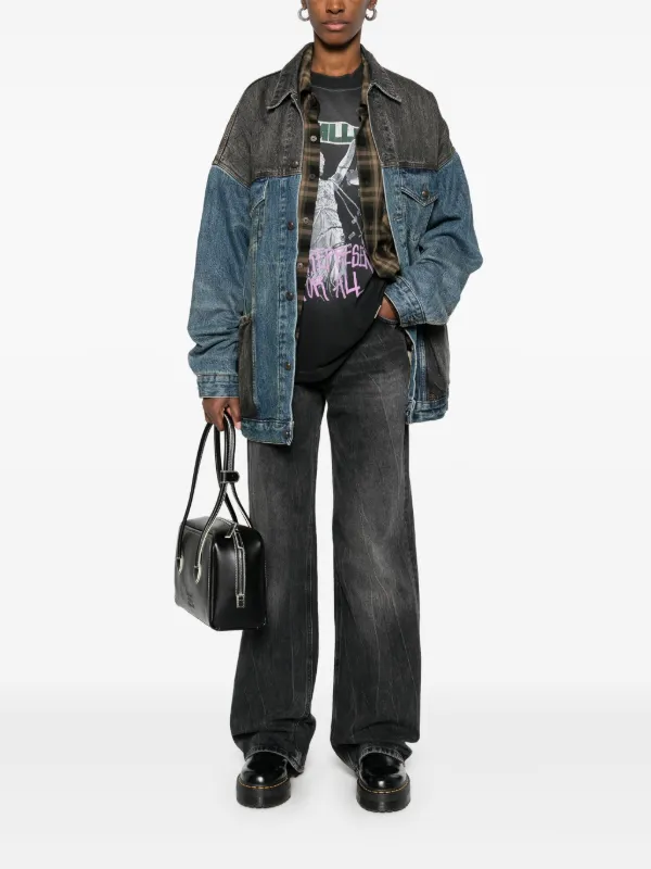 R13 Lacey Trucker Jacket | Blue | FARFETCH