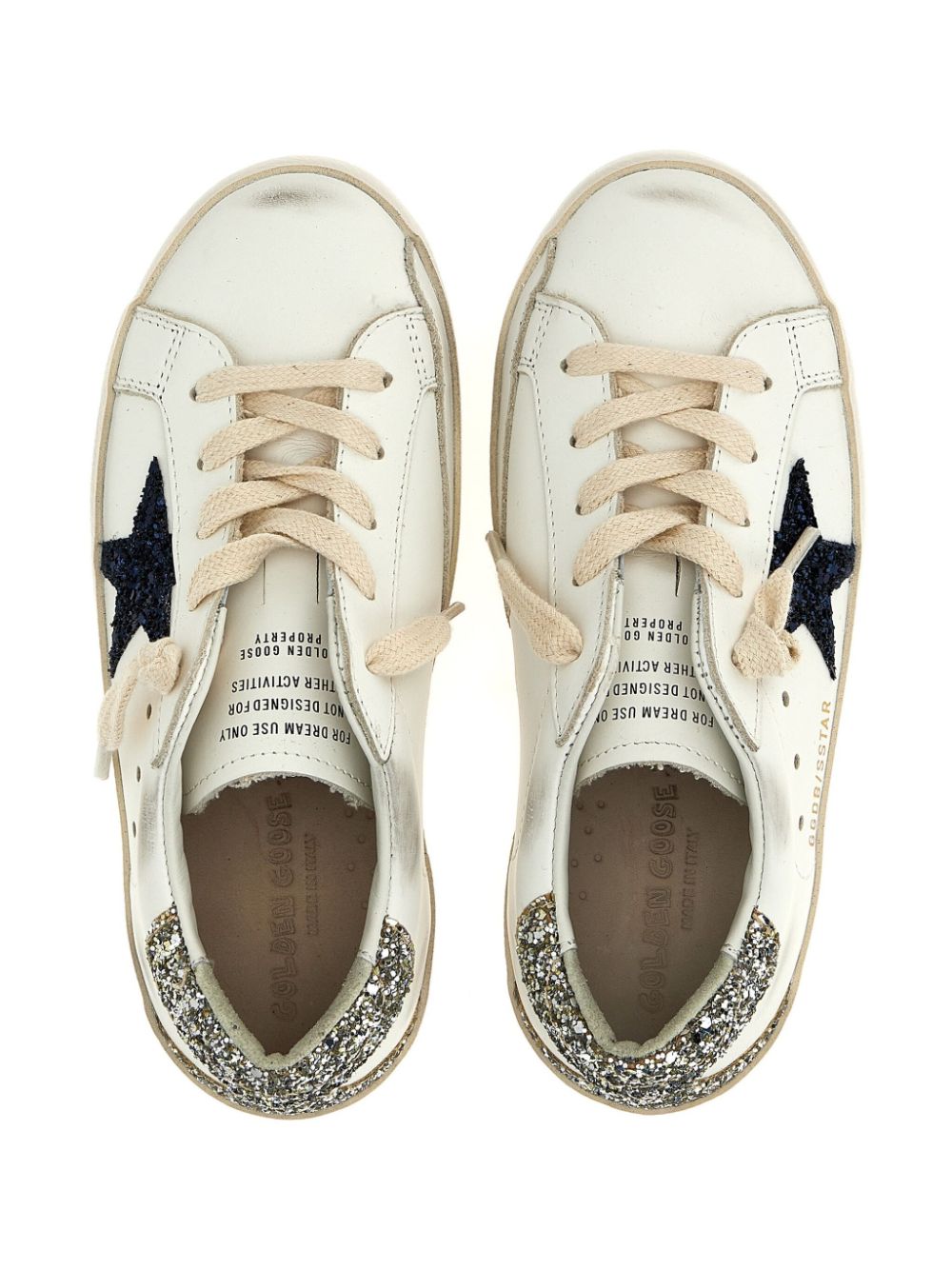 Golden Goose Kids Super-Star sneakers Wit