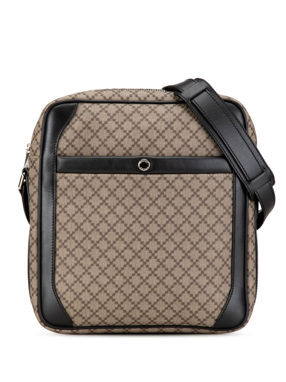 2000-2015 Diamante Coated Canvas Zip crossbody bag