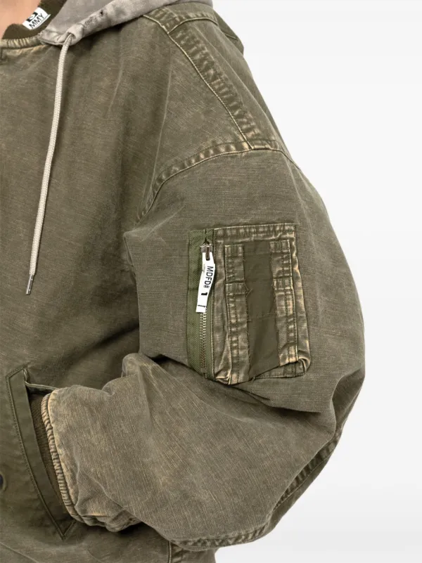 Maison MIHARA YASUHIRO Double Layered Flight Jacket | Green