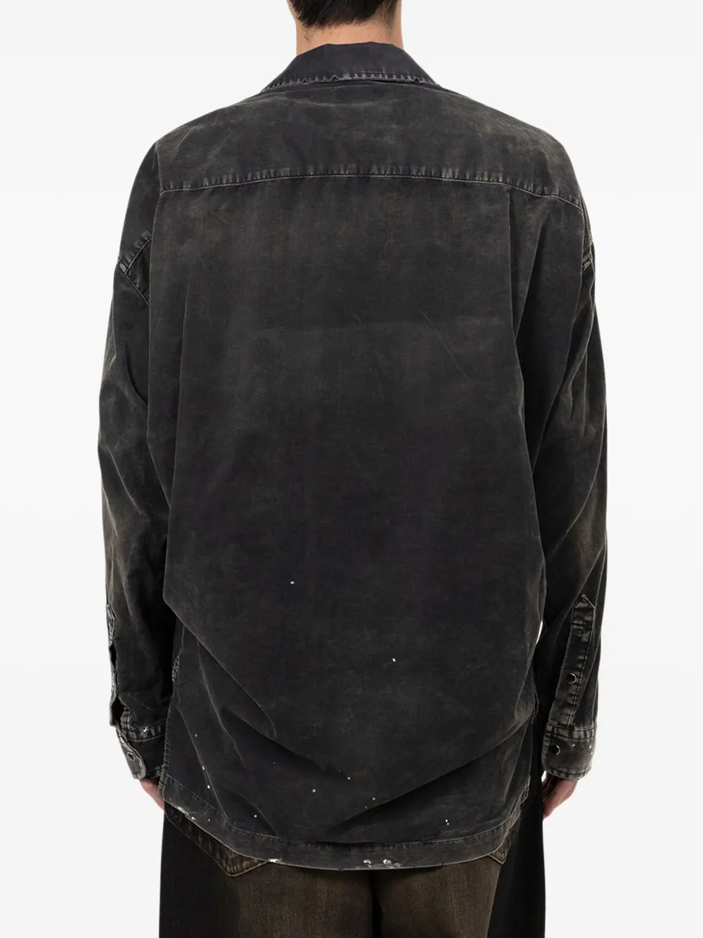 Maison MIHARA YASUHIRO Overhemd met patch Zwart