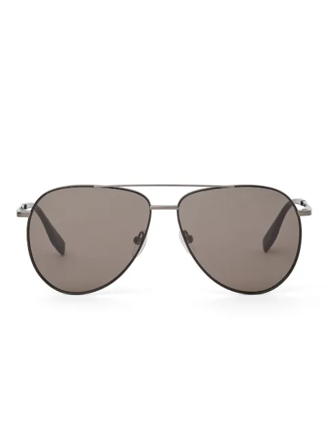 Karl Lagerfeld lentes de sol estilo piloto con logo en el brazo
