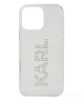 Karl Lagerfeld logo iPhone 16 Pro case - White