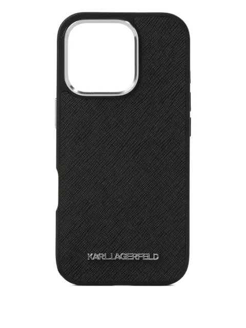Karl Lagerfeld crystal-embellished iPhone 16 Pro Max case