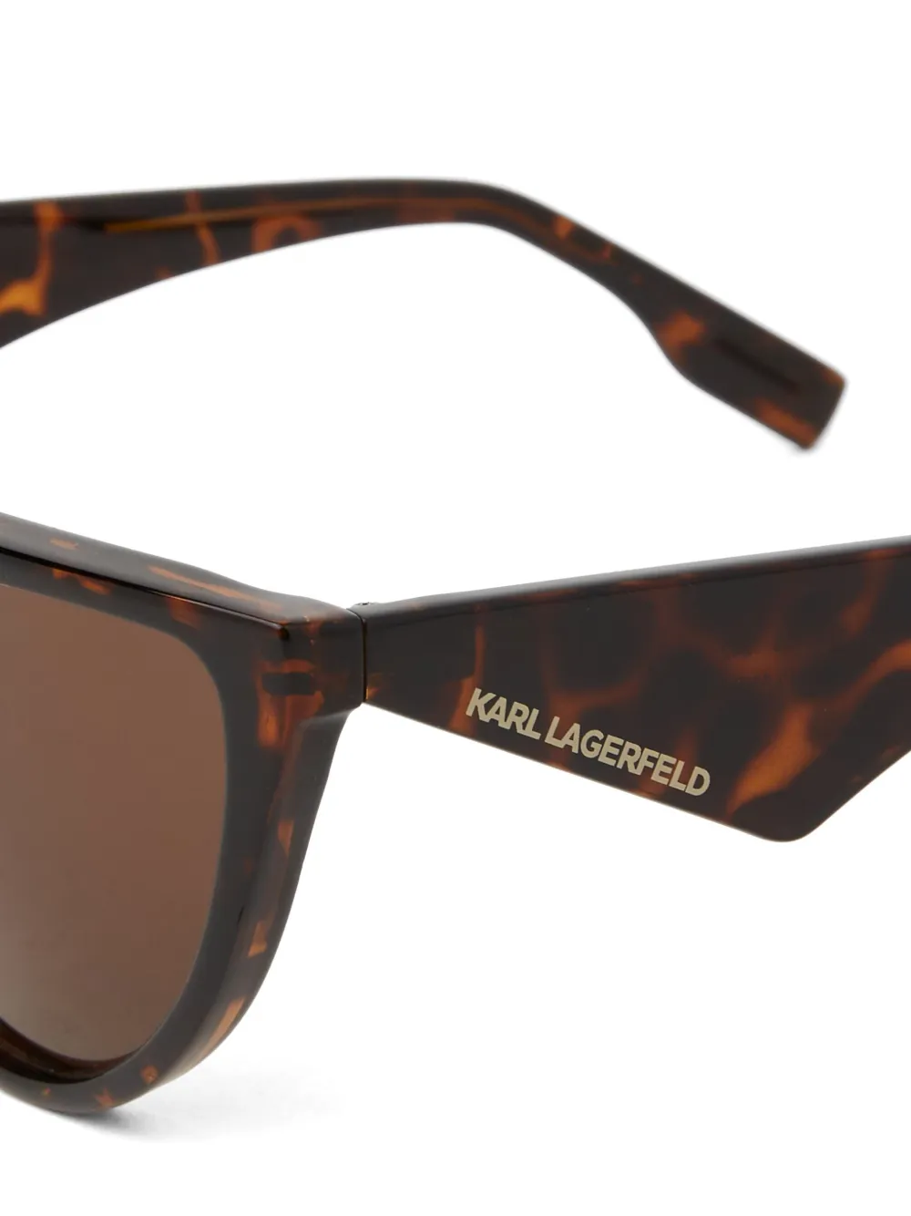 Karl Lagerfeld Signature zonnebril Bruin