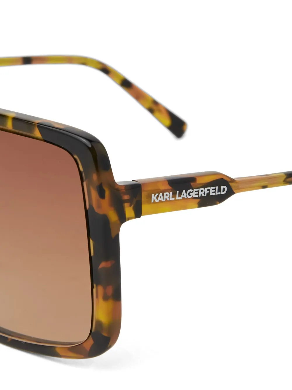 Karl Lagerfeld Zonnebril met vierkant montuur Bruin