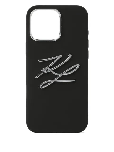 Karl Lagerfeld funda para iPhone 16 Pro Max Karl Autograph