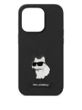 Karl Lagerfeld Choupette iPhone 16 Pro case - Black