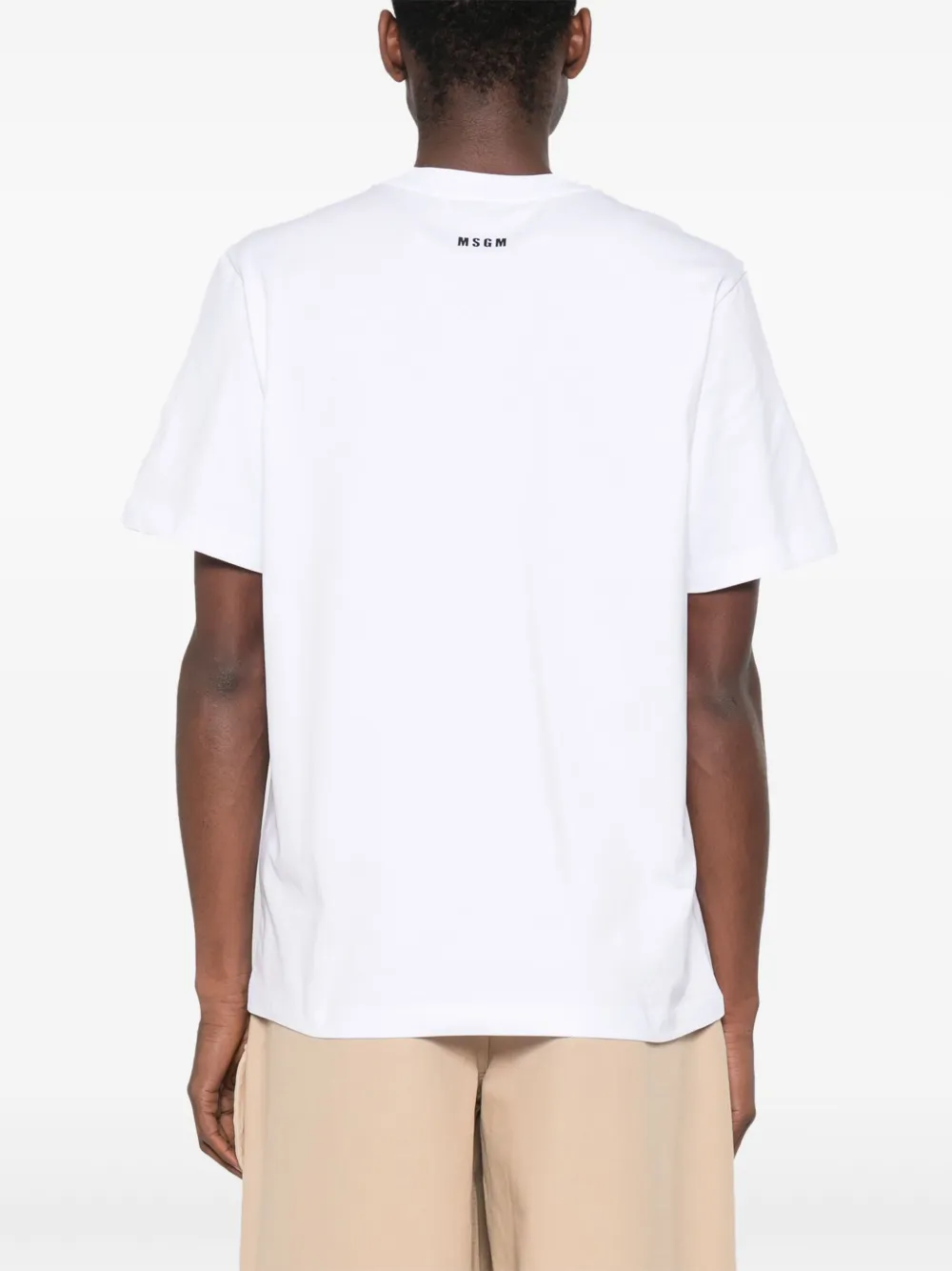 MSGM T-shirt met patchdetail Wit