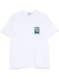 MSGM patch-detail T-shirt - White