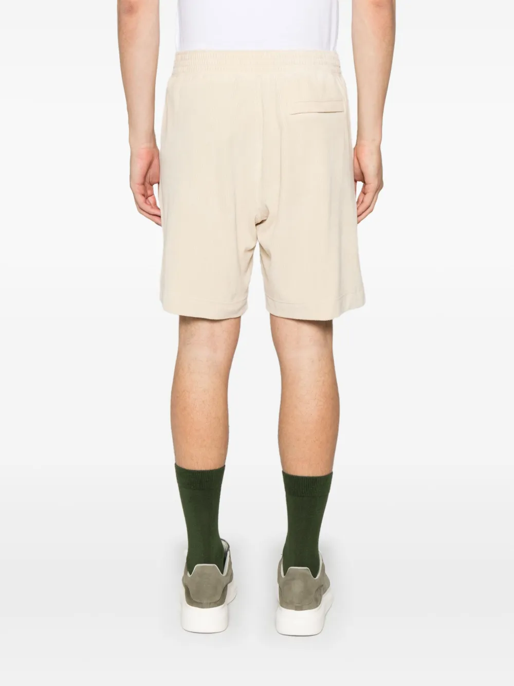 Givenchy Ribfluwelen shorts Beige