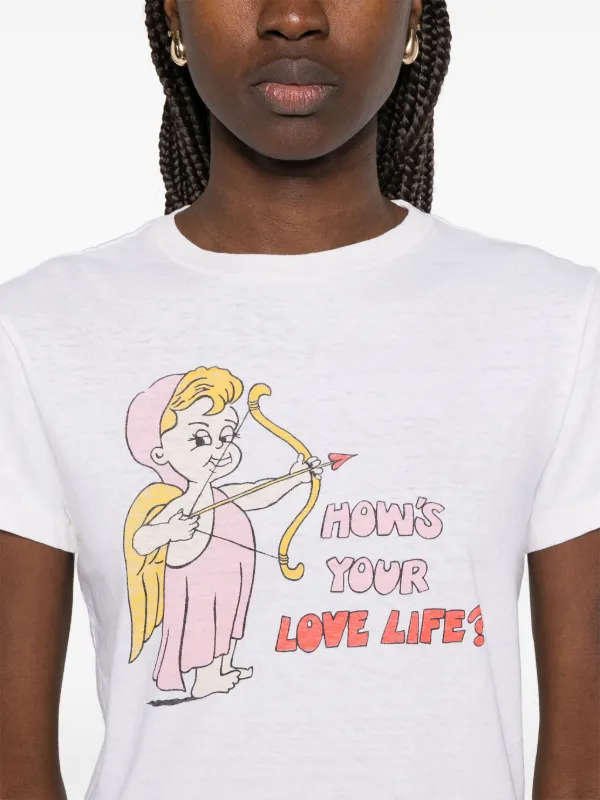 “RE DONE” love Life Classic Tシャツ VintageWhite RE/DONE Classic Love Life Tee | Free People