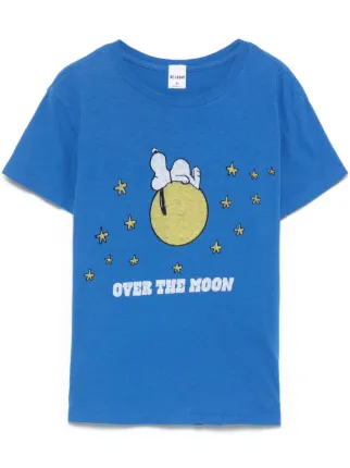 RE/DONE リダン　Peanuts Snoopy Moon Tシャツ　S 27802385_57542389_322.jpg