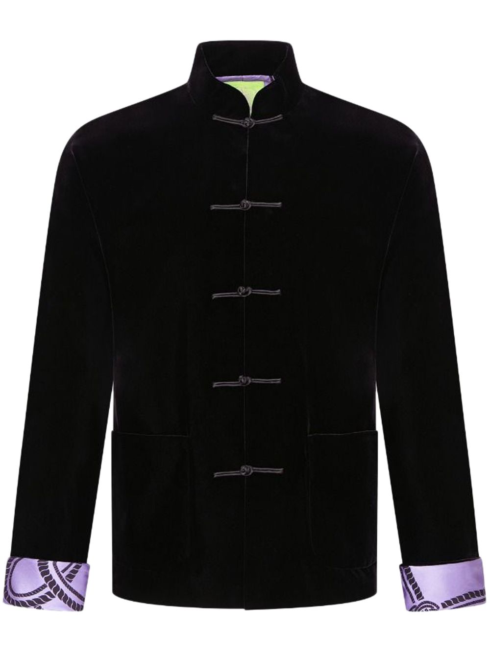 Shanghai Tang Tang velvet jacket - Black