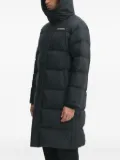 Converse logo-print padded coat - Black