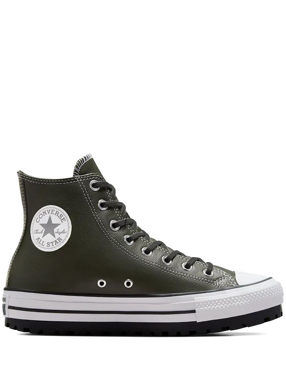 Converse Chuck Tayor All Star Lift Platform Weatherized Leather sneakers Neutrals