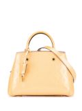 Louis Vuitton Pre-Owned 2015 Monogram Vernis Montaigne BB satchel - Brown