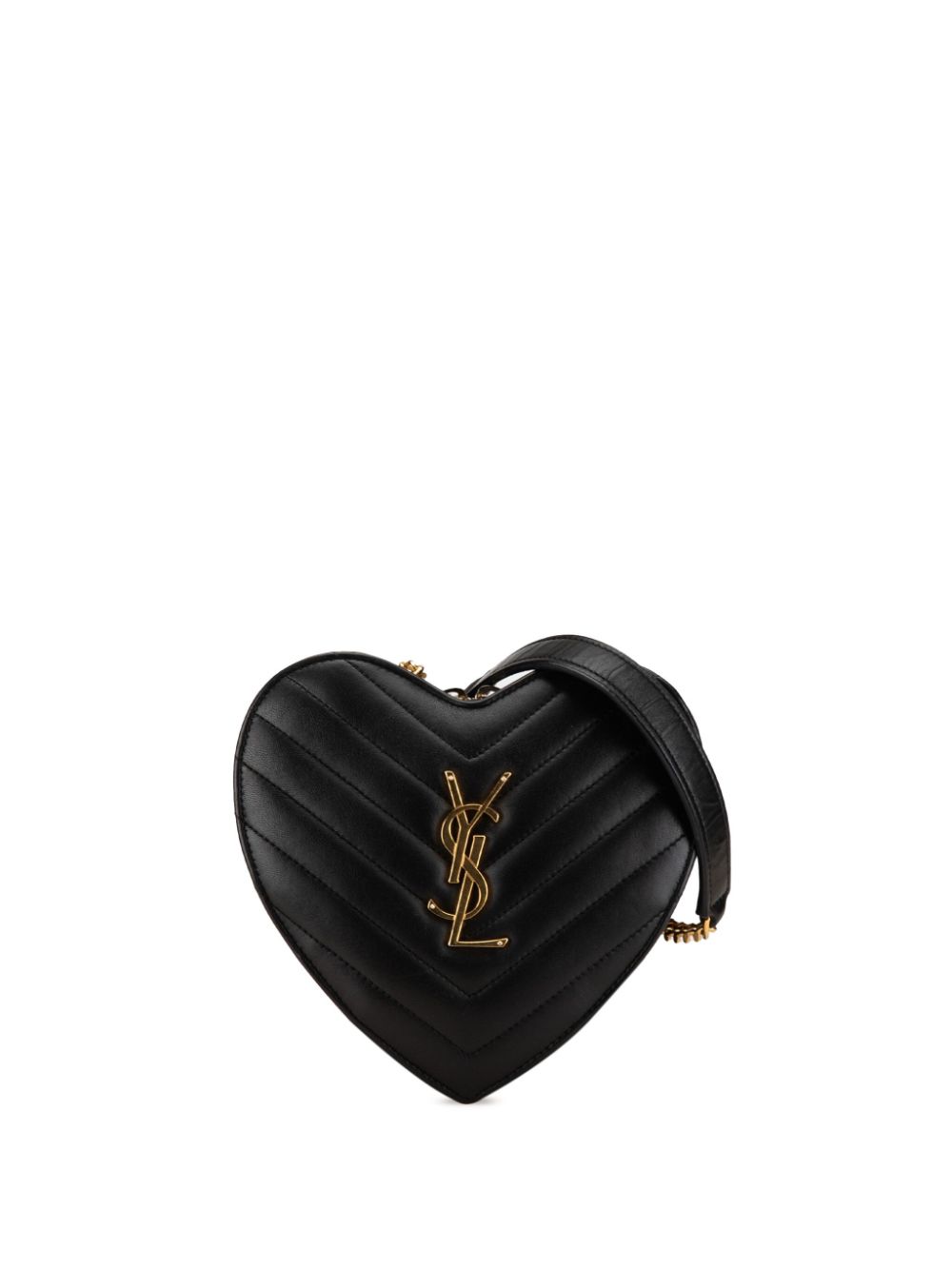 2000-2023 Small Lambskin Chevron Monogram Love Heart Chain Bag crossbody bag