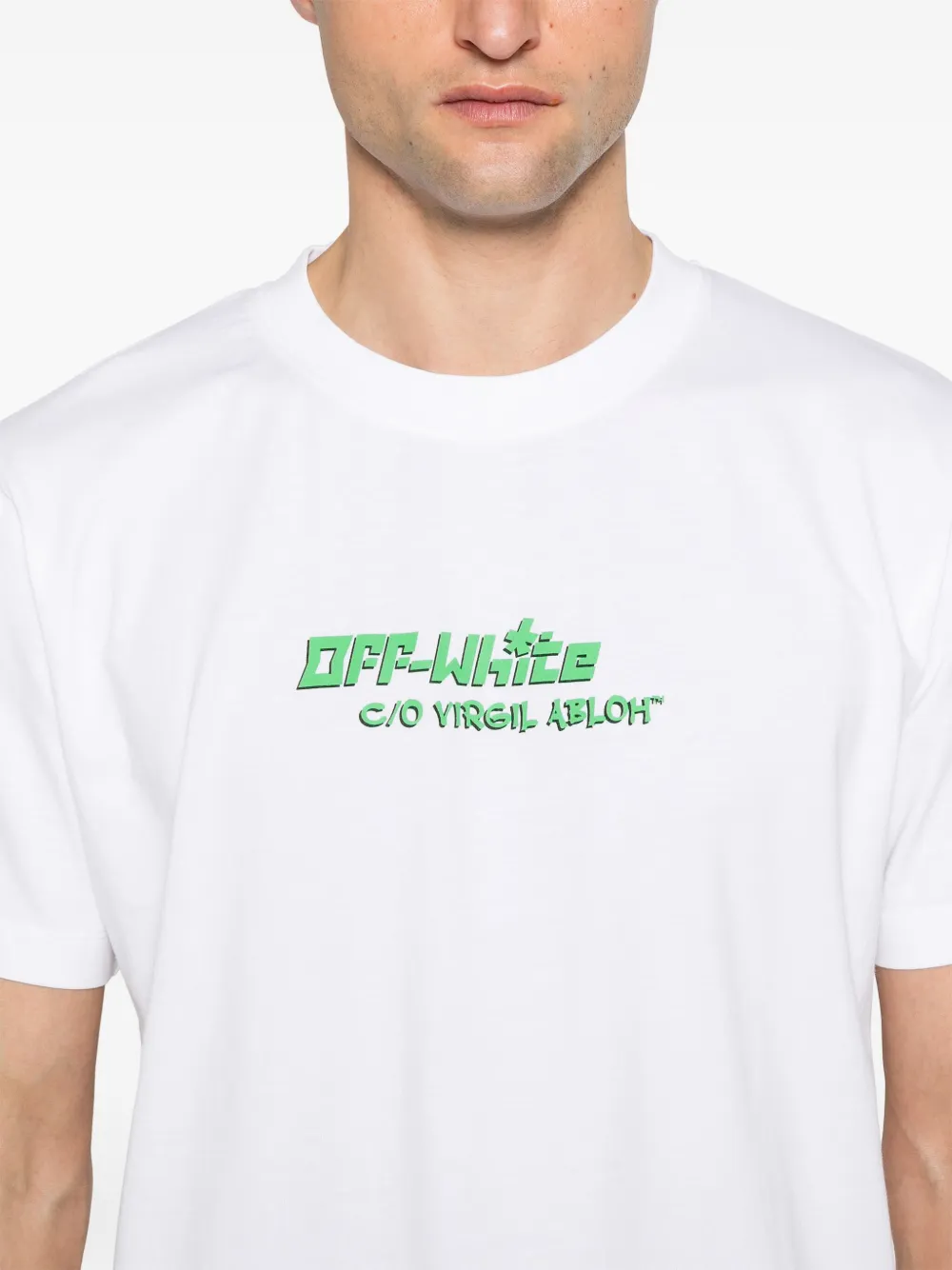 Off-White Barber 1 T-shirt Wit