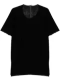 Label Under Construction round-neck T-shirt - Black