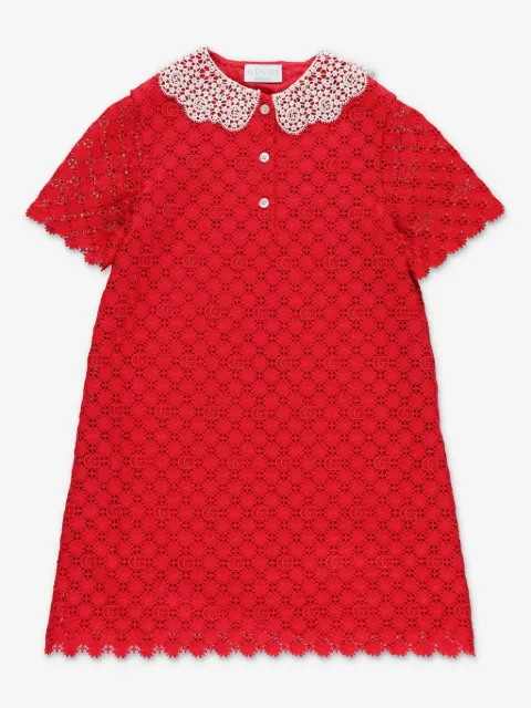 Gucci Kids Double G floral dress