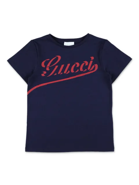 Gucci Kids Camiseta com estampa de logo
