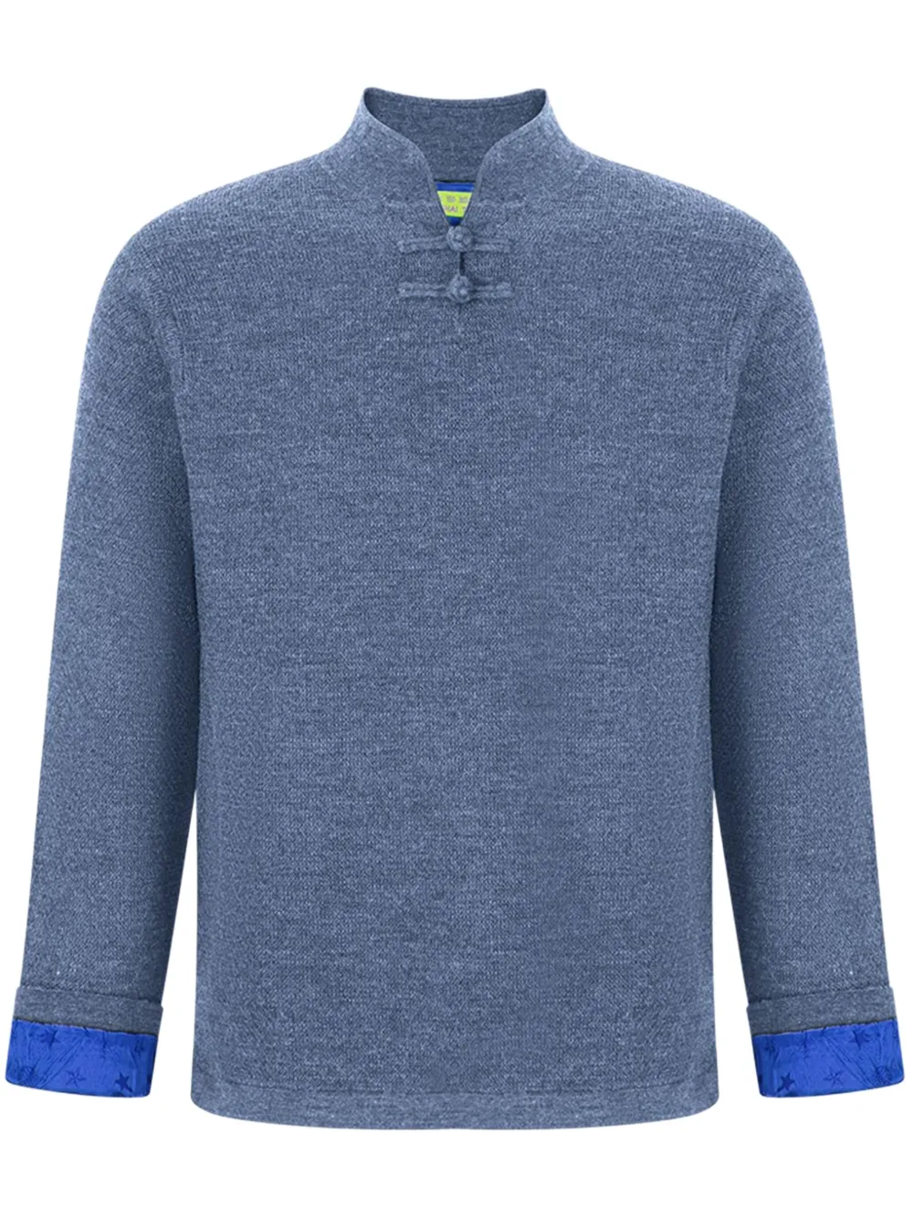 Shanghai Tang silk-lined jumper | Blue | Image 1