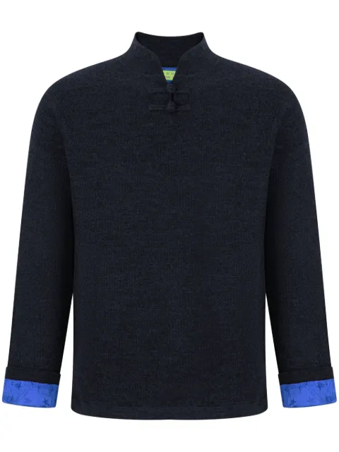 Shanghai Tang Pullover mit Seidenfutter