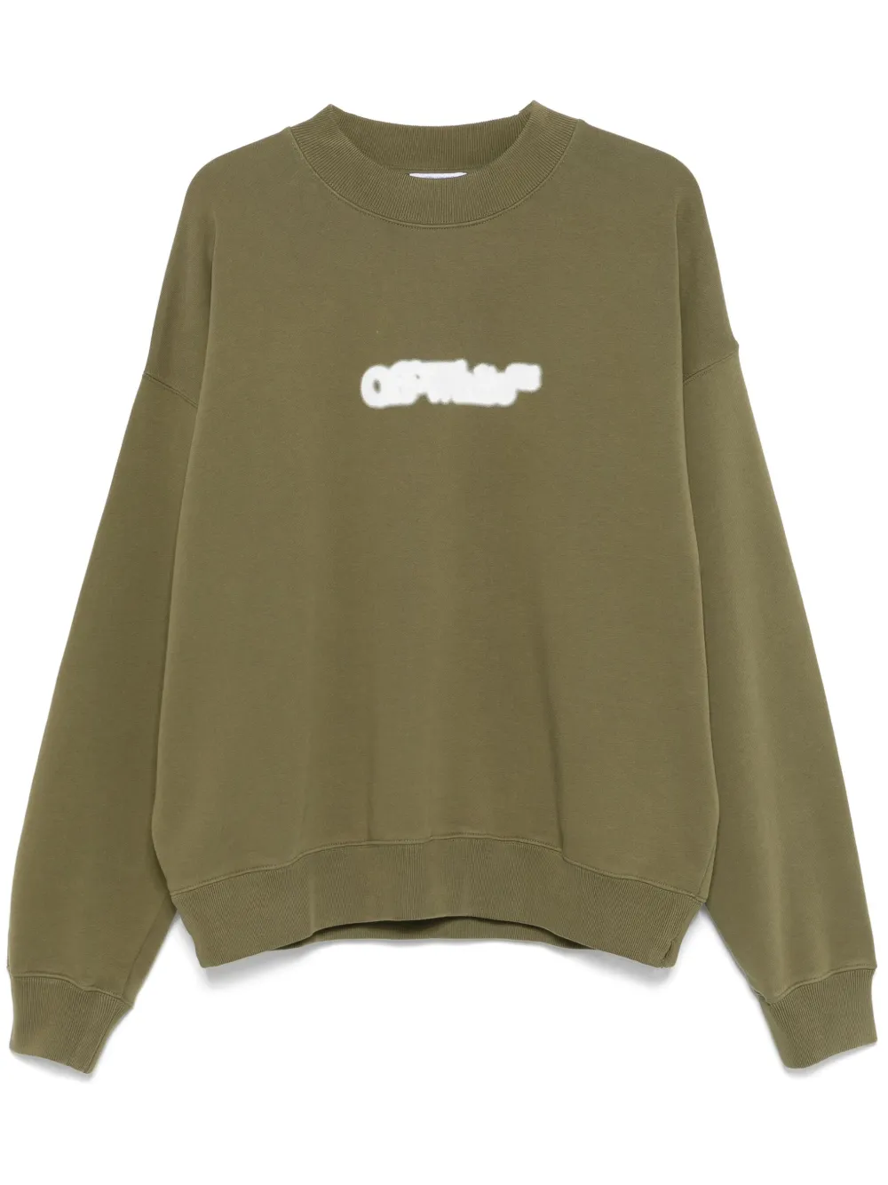 Off-White sudadera Spray Arrow | verde | Image 1