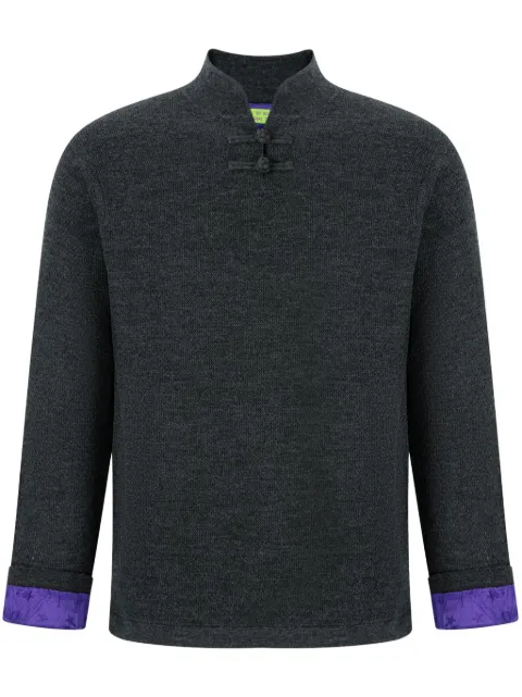 Shanghai Tang Pullover mit Seidenfutter