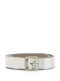 Marsèll metallic-effect belt - Silver