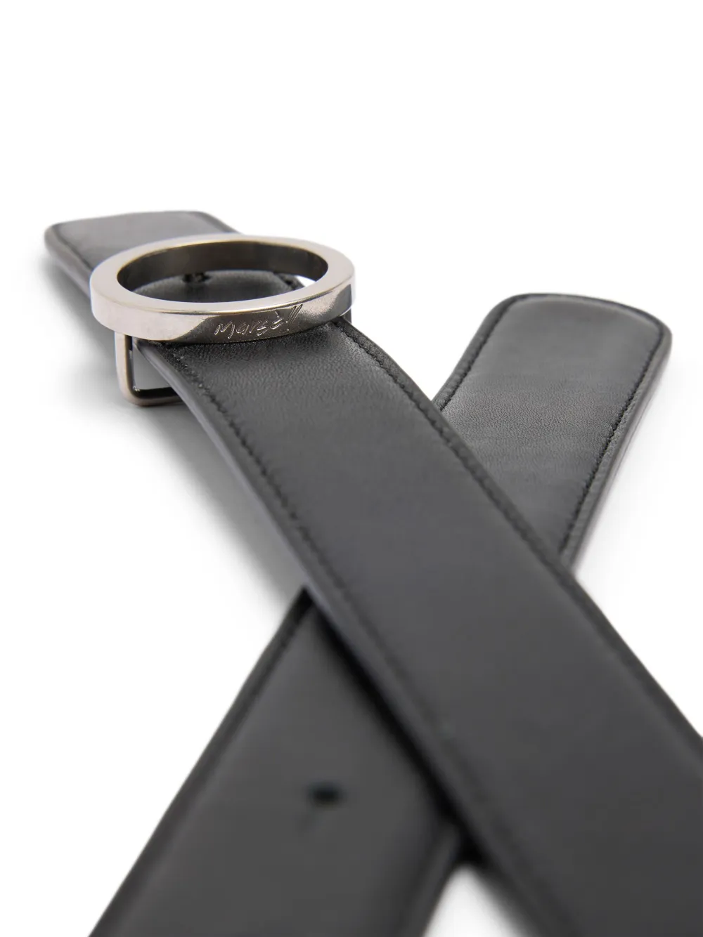 Marsèll leather belt Zwart