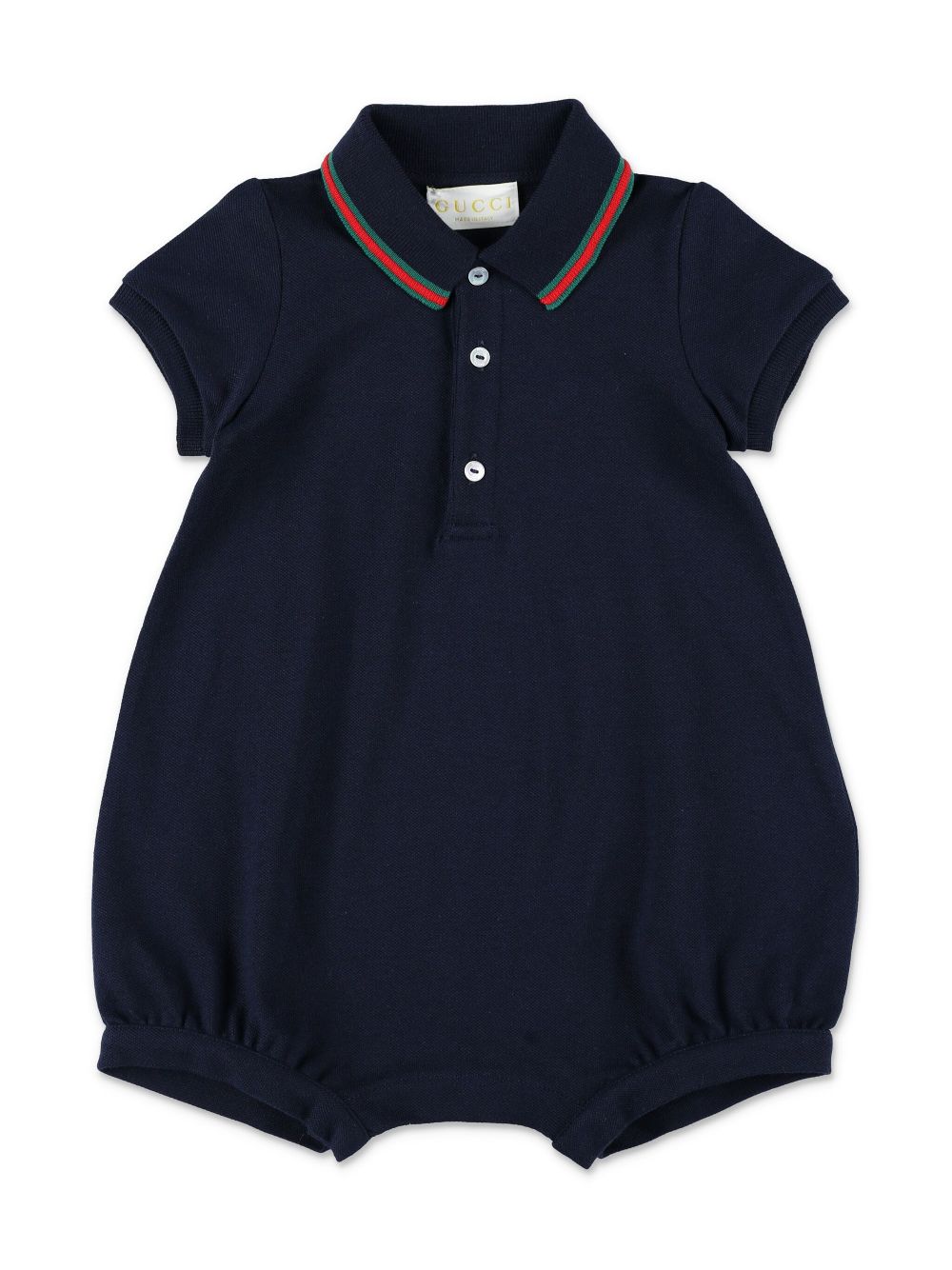 Gucci Kids cotton babygrow set - Blauw