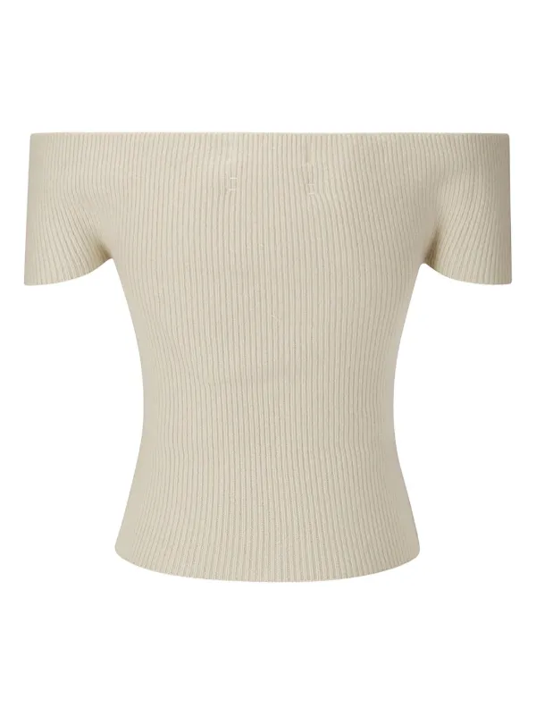 Extreme Cashmere リブ トップ | ホワイト | FARFETCH JP