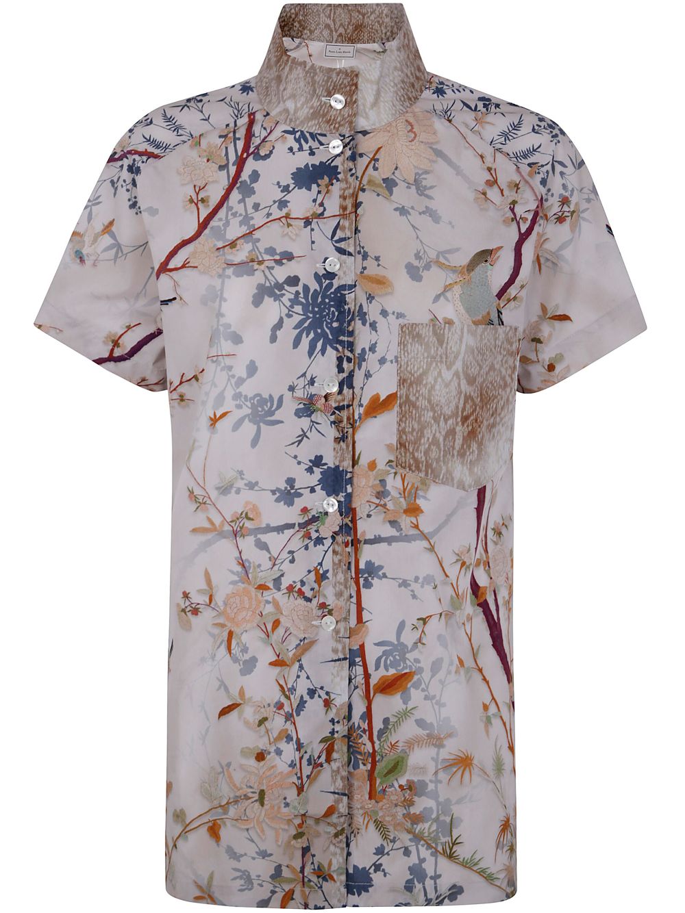 Pierre-Louis Mascia Blouse met bloemenprint Beige